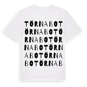 Törnabo ordlek t-shirt – ekologisk bomull t-shirt från Pinshirt