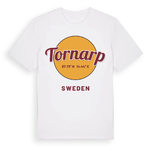 Tornarp cirkel t-shirt – ekologisk bomull t-shirt från Pinshirt