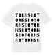 White t-shirt med Tornsbo ordlek t-shirt