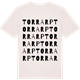 Vintage White t-shirt med Torrarp ordlek t-shirt