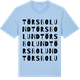 Blue Soul t-shirt med Törsbolund ordlek t-shirt