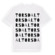 Torsdal ordlek t-shirt