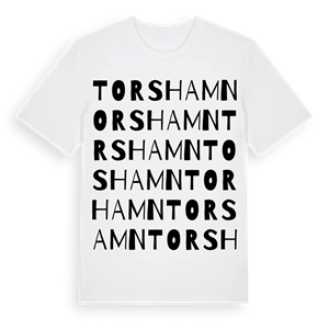 Torshamn ordlek t-shirt – ekologisk bomull t-shirt från Pinshirt