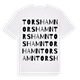 Torshamn ordlek t-shirt