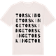 Vintage White t-shirt med Torskinge ordlek t-shirt