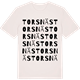 Vintage White t-shirt med Torsnäs ordlek t-shirt