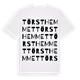 Törsthemmet ordlek t-shirt