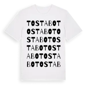 Tostabo ordlek t-shirt – ekologisk bomull t-shirt från Pinshirt