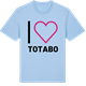 Blue Soul t-shirt med Jag älskar Totabo t-shirt stort tryck