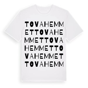 Tovahemmet ordlek t-shirt – ekologisk bomull t-shirt från Pinshirt