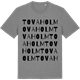 Mid Heather Gray t-shirt med Tovaholm ordlek t-shirt