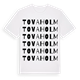 Tovaholm ordlek t-shirt