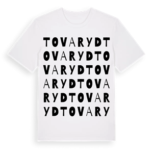 Tovaryd ordlek t-shirt – ekologisk bomull t-shirt från Pinshirt