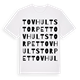 White t-shirt med Tovhultstorpet ordlek t-shirt