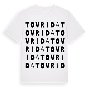 Tovrida ordlek t-shirt – ekologisk bomull t-shirt från Pinshirt