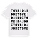 Tovrida udde ordlek t-shirt