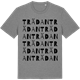 Mid Heather Gray t-shirt med Trädan ordlek t-shirt