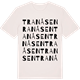 Vintage White t-shirt med Tranåsen ordlek t-shirt