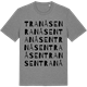 Mid Heather Gray t-shirt med Tranåsen ordlek t-shirt
