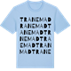 Blue Soul t-shirt med Tranemad ordlek t-shirt