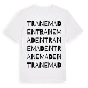 Tranemaden ordlek t-shirt – ekologisk bomull t-shirt från Pinshirt