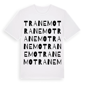 Tranemo ordlek t-shirt – ekologisk bomull t-shirt från Pinshirt