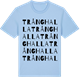 Blue Soul t-shirt med Trånghalla ordlek t-shirt