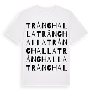Trånghalla ordlek t-shirt – ekologisk bomull t-shirt från Pinshirt