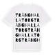 Trånghalla Torg ordlek t-shirt