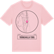 Pink Cotton t-shirt med Trånghalla Torg t-shirt