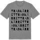 Mid Heather Gray t-shirt med Trankärret ordlek t-shirt
