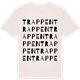 Vintage White t-shirt med Trappen ordlek t-shirt