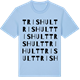 Blue Soul t-shirt med Trishult ordlek t-shirt