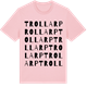 Pink Cotton t-shirt med Trollarp ordlek t-shirt