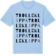 Blue Soul t-shirt med Trolleklippa ordlek t-shirt
