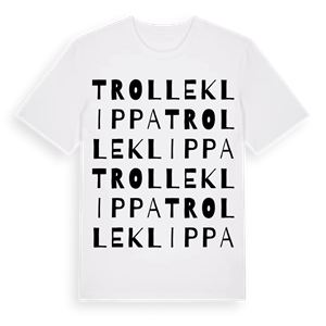 Trolleklippa ordlek t-shirt – ekologisk bomull t-shirt från Pinshirt