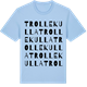 Blue Soul t-shirt med Trollekulla ordlek t-shirt
