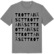 Mid Heather Gray t-shirt med Trottanäset ordlek t-shirt