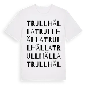 Trullhälla ordlek t-shirt – ekologisk bomull t-shirt från Pinshirt