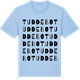 Blue Soul t-shirt med Tuddebo ordlek t-shirt