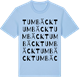 Blue Soul t-shirt med Tumbäck ordlek t-shirt