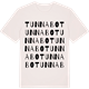 Vintage White t-shirt med Tunnabo ordlek t-shirt