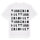Tunnerbohult ordlek t-shirt