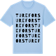 Blue Soul t-shirt med Turefors ordlek t-shirt