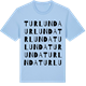 Blue Soul t-shirt med Turlunda ordlek t-shirt