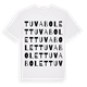 Tuvabolet ordlek t-shirt