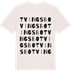 Vintage White t-shirt med Tvingsbo ordlek t-shirt