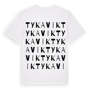 Tykavik ordlek t-shirt – ekologisk bomull t-shirt från Pinshirt