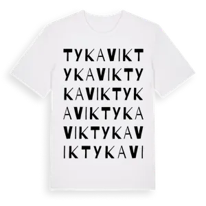 Tykavik ordlek t-shirt – ekologisk bomull t-shirt från Pinshirt