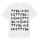Tyskahemmet ordlek t-shirt